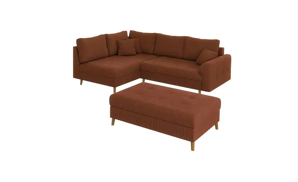 Ecksofa mit Hocker, Perspektive