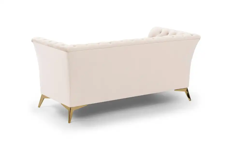 Chesterfield Polstergarnitur 3+2+1, Rückansicht