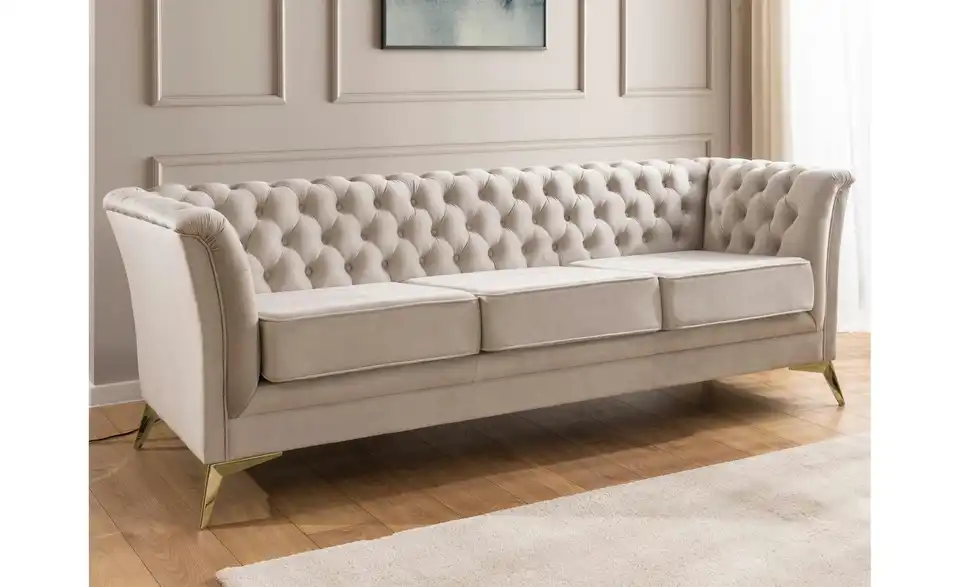 Chesterfield Polstergarnitur 3+2+1, in Wohnsituation