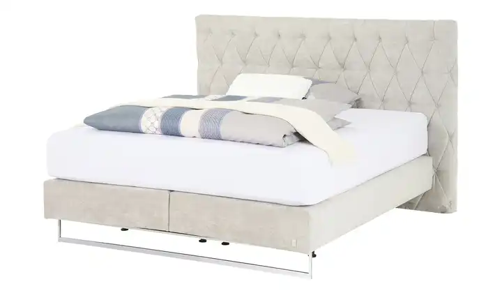 JOOP! Boxspringbett Cubic Chesterfield | 180 Cm, H2 & H3