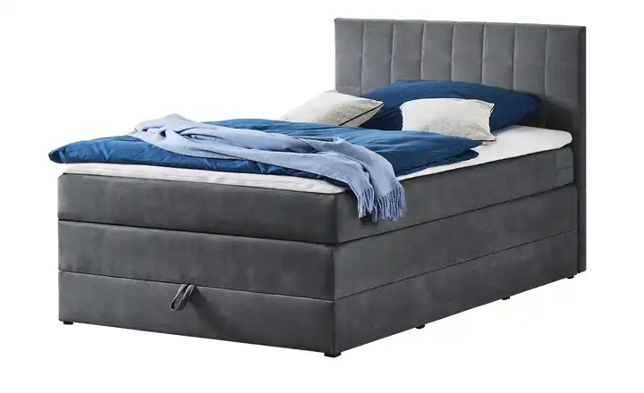 Boxspringbett mit Bettkasten Prince Anthrazit