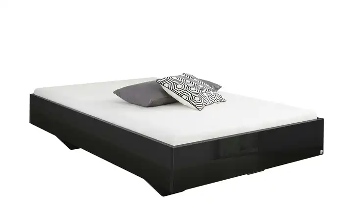 Futonbett Phoenix Grau, hochglanz 120 cm