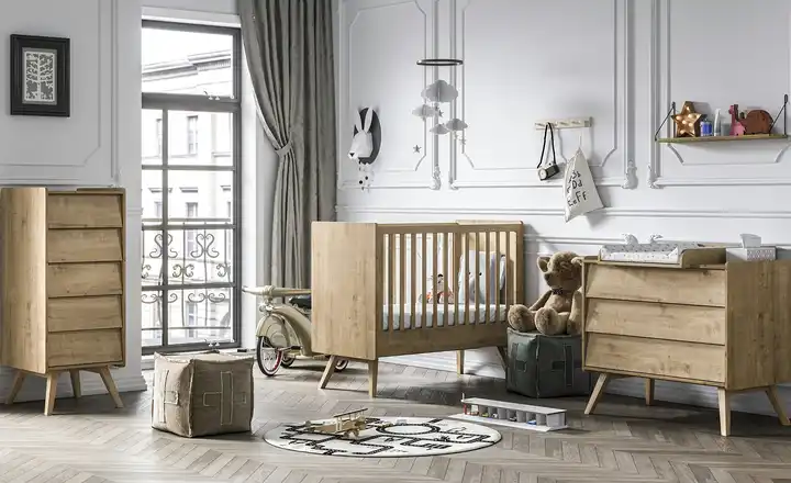  Babyzimmer, 4-teilig  Vintage Baby