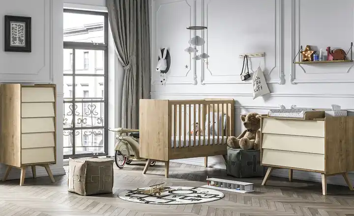  Babyzimmer, 4-teilig  Vintage Baby