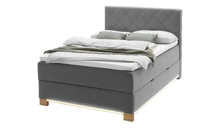  Boxspringbett USB-Anschluss & LED- Beleuchtung  Clara