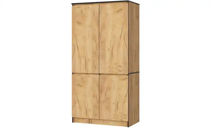  Drehtürenschrank 90 cm breit Valentina