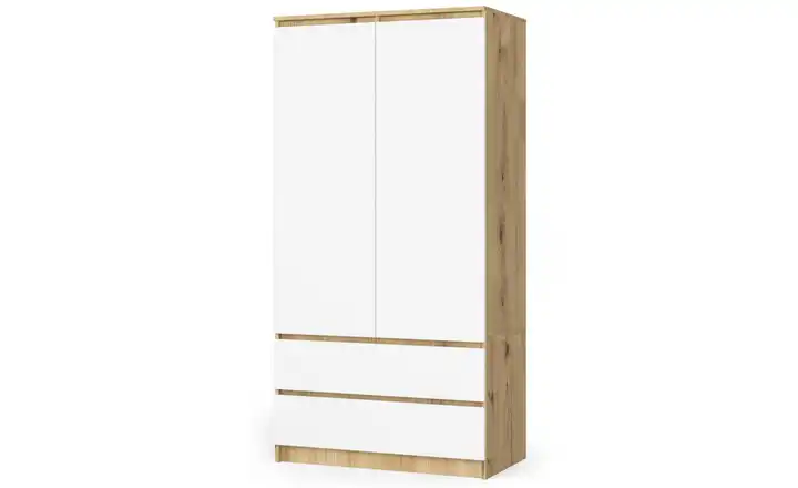  Drehtürenschrank mit 2 Schubladen Oda