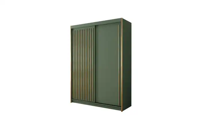 Schwebetürenschrank grün Tiara