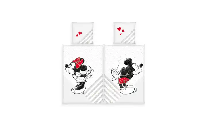 Disney Bettwäsche-Set  Mickey & Minnie