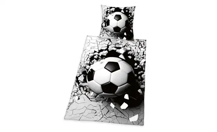 Herding Bettwäsche-Set  3D Fußball