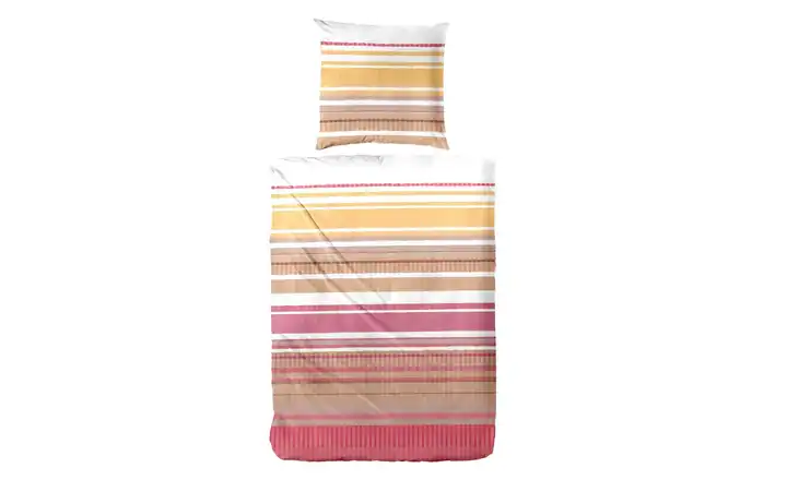 Bettwäsche-Set 200 cm 135 cm Rot