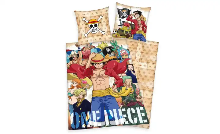  Bettwäsche-Set One Piece Ruffy  