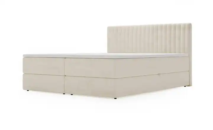 Boxbett mit Stauraum Maine Beige 180 cm