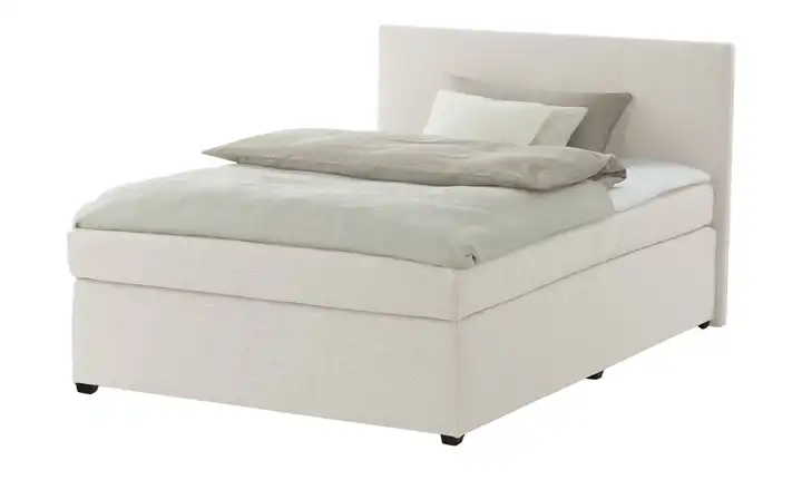 Boxspringbett Carlo Creme 140 cm H3