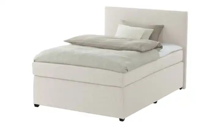 Boxspringbett Carlo Creme 90 cm H3