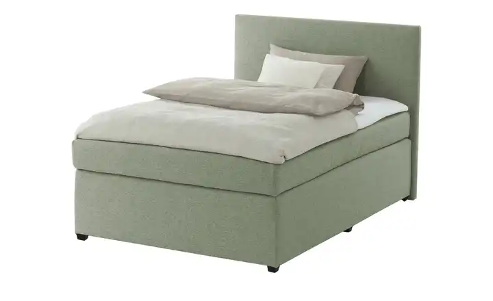 Boxspringbett Carlo Grün 90 cm H3