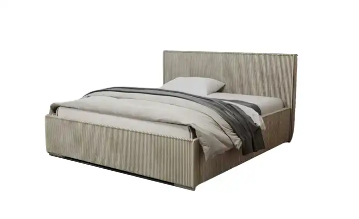 Polsterbett mit Stauraum Luis 160x200 cm Beige