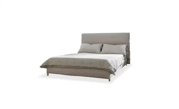Miuform Polsterbett gemustert Sleepy Luna ohne Bettkasten 160x200 cm Beige