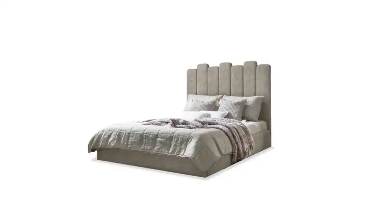 Miuform Polsterbett mit Bettkasten Dreamy Aurora Beige 180x200 cm