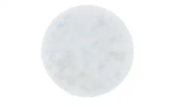 como Hochflorteppich Bunny Ø 160 cm Weiß