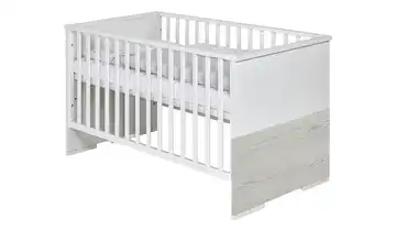 Juniorbett 120x60 Weiß  3x1 Matratze ra Babybett Kinderbett Schublade 