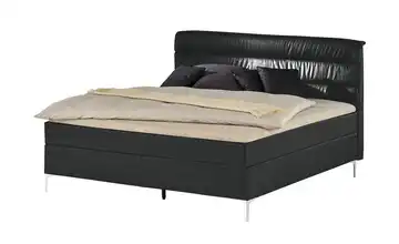 Boxspringbett Lina 200 cm H3 Schwarz