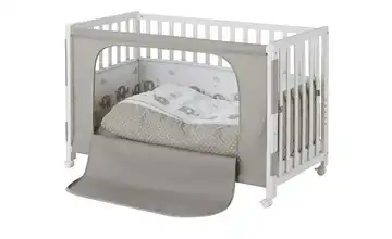 Juniorbett 120x60 Weiß  3x1 Matratze na Schublade Babybett Kinderbett 