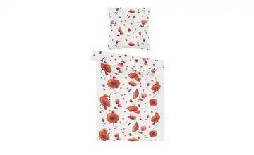Baumwoll Seersucker Bettwäsche  Scarlett Poppies kaeppel