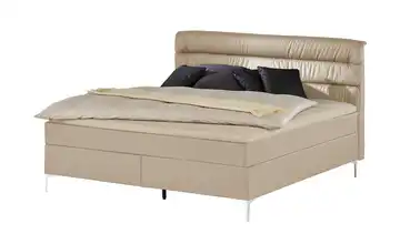 Boxspringbett Lina 180 cm H2 Sand