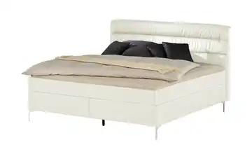 Boxspringbett Lina 180 cm H2 Weiß