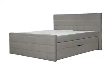 Boxspringbett Vito Hellgrau mit Fußteil