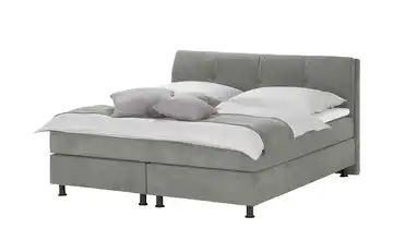 SKAGEN BEDS Boxspringbett Vegg Towel Grau 160 cm H2