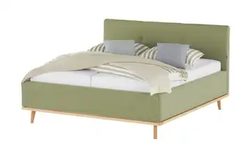Musterring Polsterbett mit Bettkasten Delphi Variante A 160 cm ohne Matratzen Grün