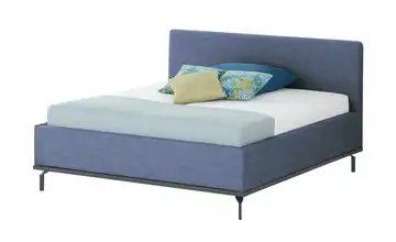Musterring Polsterbett mit Bettkasten Delphi Variante D 180 cm ohne Matratzen Blau