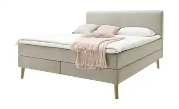 Boxspringbett Oxfordshire Beige H3 180 cm