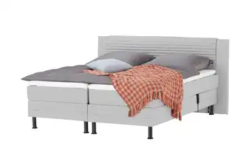 SKAGEN BEDS Motor-Boxspringbett Synda Hellgrau 180 cm H2