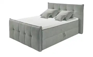 uno Polsterbett mit Bettkasten Dante Grau 160 cm