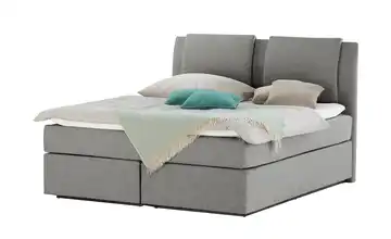 Wohnwert Boxspringbett Dormian Saman Dunkelgrau 180 cm H4