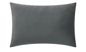 pop Dekokissen Velvet Grau 60 cm