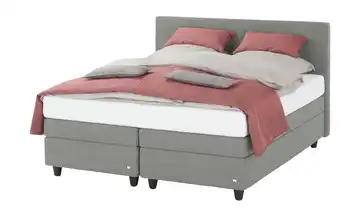 RUF Boxspringbett Verena 200 cm Hellgrau H2