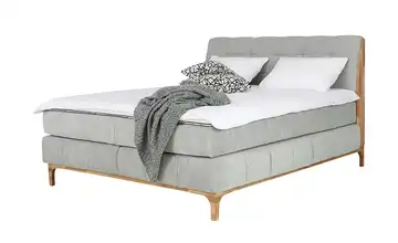 uno Boxspringbett Kaisa Hellgrau 160 cm H2 & H3