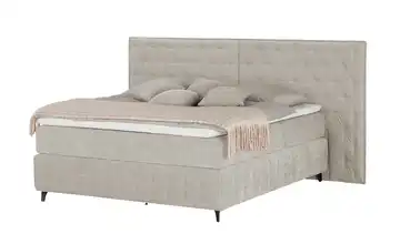 Kings and Queens Boxspringbett Fjell H3 180 cm Beige