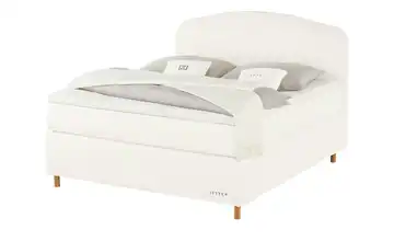 Jette Home Boxspringbett Jette Cloud Creme 160 cm H2 & H4 Kaltschaumkern