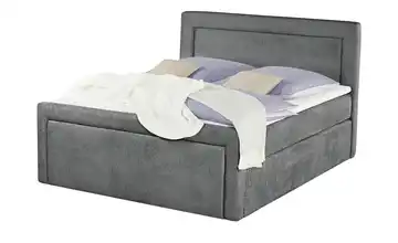 Jette Home Boxspringbett Jette Frame Anthrazit 160 cm H3 & H4 Kaltschaumkern