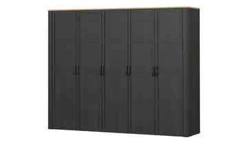 Drehtürenschrank Toneo Schwarz 265 cm