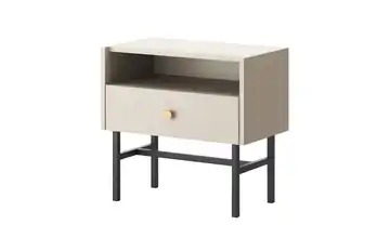 Selsey Nachtkommode mit schwarzem Kufengestell Divenos