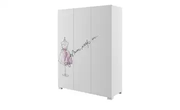 Kleiderschrank Fashion Pink Pink 3 Stück