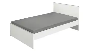 Jugendbett Olli Weiß, Grau 120x200 cm