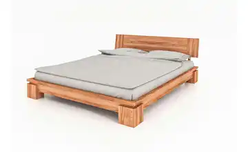 Massivholzbett niedrig Theo Kernbuche 200 cm 200 cm