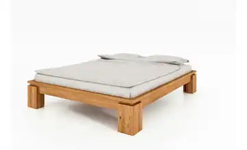 Massivholzbett ohne Kopfteil Theo Wildeiche 90 cm 200 cm